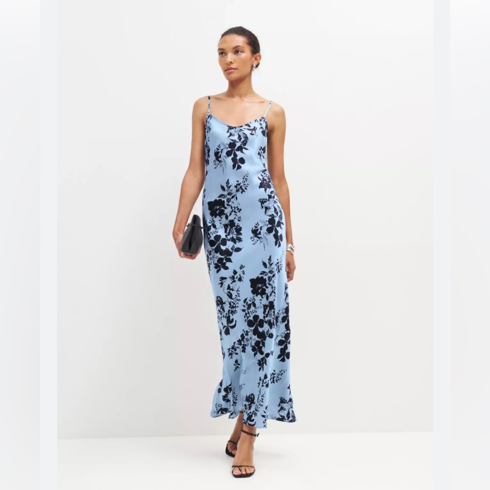 NWT Reformation Parma Silk Dress in Beatriz size L